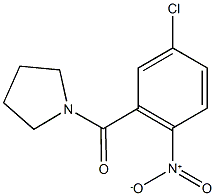 1-[(5-chloro-2-nitrophenyl)carbonyl]pyrrolidine