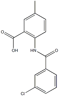 2-[(3-chlorobenzene)amido]-5-methylbenzoic acid