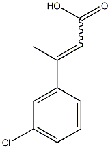 3-(3-chlorophenyl)but-2-enoic acid