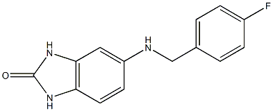 5-{[(4-fluorophenyl)methyl]amino}-2,3-dihydro-1H-1,3-benzodiazol-2-one Structure