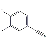 4-氟-3,5-二甲基苯腈 结构式