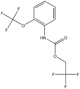 2,2,2-trifluoroethyl 2-(trifluoromethoxy)phenylcarbamate