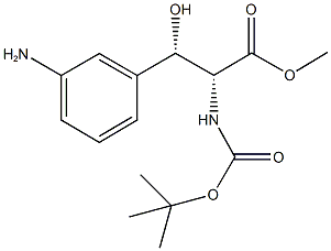 methyl (2R,3S)-3-(3-aminophenyl)-2-[(tert-butoxycarbonyl)amino]-3-hydroxypropanoate