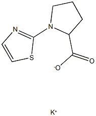 potassium 1-(1,3-thiazol-2-yl)pyrrolidine-2-carboxylate
