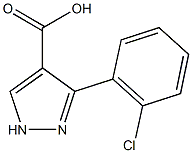 3-(2-chlorophenyl)-1H-pyrazole-4-carboxylic acid Structure