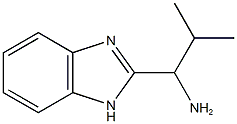 1-(1H-1,3-benzodiazol-2-yl)-2-methylpropan-1-amine 结构式