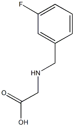 2-{[(3-fluorophenyl)methyl]amino}acetic acid