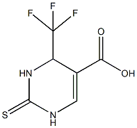 2-THIOXO-4-(TRIFLUOROMETHYL)-1,2,3,4-TETRAHYDROPYRIMIDINE-5-CARBOXYLIC ACID Structure