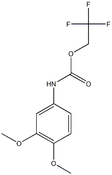 2,2,2-trifluoroethyl 3,4-dimethoxyphenylcarbamate