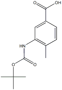 3-[(tert-butoxycarbonyl)amino]-4-methylbenzoic acid