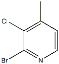 2-溴-3-氯-4-甲基吡啶 结构式