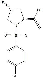 (2S,4R)-1-[(4-chlorophenyl)sulfonyl]-4-hydroxypyrrolidine-2-carboxylic acid