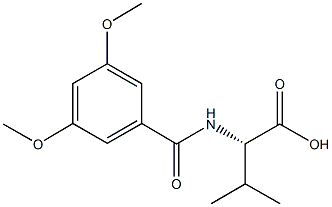 (2S)-2-[(3,5-dimethoxybenzoyl)amino]-3-methylbutanoic acid