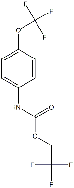 2,2,2-trifluoroethyl 4-(trifluoromethoxy)phenylcarbamate