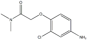 2-(4-amino-2-chlorophenoxy)-N,N-dimethylacetamide Structure