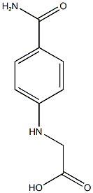 2-[(4-carbamoylphenyl)amino]acetic acid