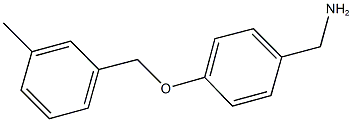 1-{4-[(3-methylbenzyl)oxy]phenyl}methanamine