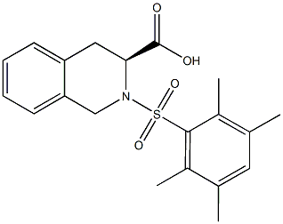 (3S)-2-[(2,3,5,6-tetramethylphenyl)sulfonyl]-1,2,3,4-tetrahydroisoquinoline-3-carboxylic acid