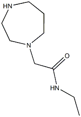 2-(1,4-diazepan-1-yl)-N-ethylacetamide Structure
