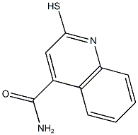 2-MERCAPTOQUINOLINE-4-CARBOXAMIDE Structure
