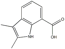 2,3-DIMETHYL-1H-INDOLE-7-CARBOXYLIC ACID Structure