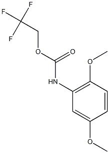 2,2,2-trifluoroethyl 2,5-dimethoxyphenylcarbamate