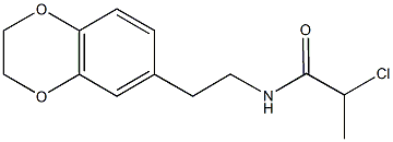 2-chloro-N-[2-(2,3-dihydro-1,4-benzodioxin-6-yl)ethyl]propanamide