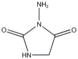 3-Aminoimidazolidine-2,4-dione Structure