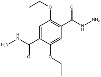 2,5-二乙氧基苯-1,4-二(甲酰肼) 结构式