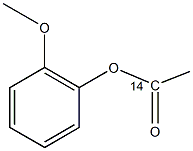 2-METHOXYPHENYL ACETATE Struktur