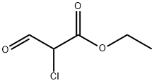 2-クロロ-3-オキソプロパン酸エチル 化学構造式