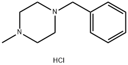 1-苄基-4-甲基哌嗪盐酸盐, 374898-00-7, 结构式