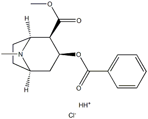 COCAINE HYDROCHLORIDE Structure
