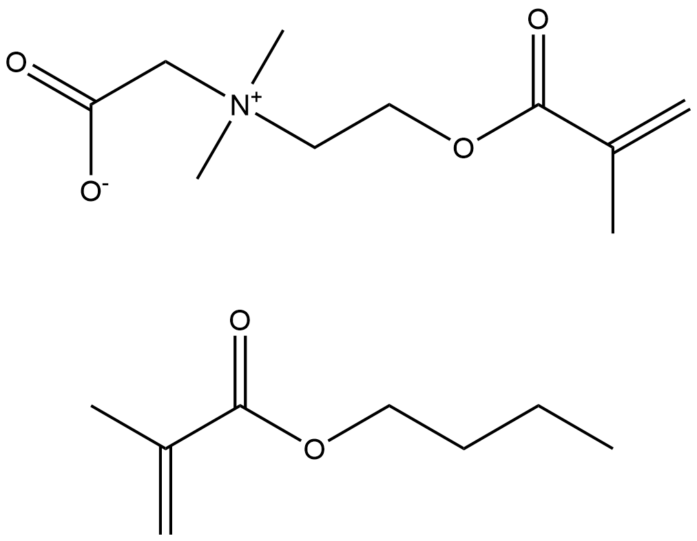 N-(Carboxylmethyl)-N,N-dimethyl-2-[(2-methyl-1-oxo-2-propenyl)oxy]ethanaminium hydroxide, inner salt polymers with alkyl- C1-18-methacrylates and cyclohexylmethacrylates Structure