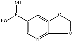 B-1,3-Dioxolo[4,5-b]pyridin-6-ylboronic acid Struktur
