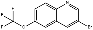 3-bromo-6-(trifluoromethoxy)quinoline Struktur