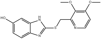 2-(((3,4-dimethoxypyridin-2-yl)methyl)thio)-1H-benzo[d]
imidazol-5-ol Structure