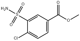 4-氯-3-氨磺酰苯甲酸甲酯, 1208-40-8, 结构式