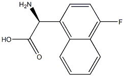 (2S)-2-AMINO-2-(4-FLUORONAPHTHYL)ACETIC ACID 结构式