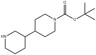 TERT-BUTYL [3,4'-BIPIPERIDINE]-1'-CARBOXYLATE 结构式