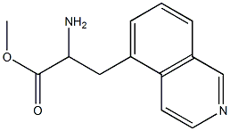 METHYL 2-AMINO-3-(5-ISOQUINOLYL)PROPANOATE Structure