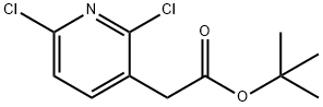 tert-butyl 2-(2,6-dichloropyridin-3-yl)acetate Struktur
