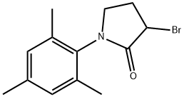 3-bromo-1-(2,4,6-trimethylphenyl)pyrrolidin-2-one Structure
