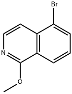 5-溴-1-甲氧基异喹啉, 1354222-28-8, 结构式