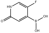 (5-氟-2-氧代-1,2-二氢吡啶-4-基)硼酸, 1427305-76-7, 结构式