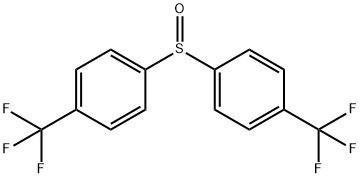Benzene, 1,1'-sulfinylbis[4-(trifluoromethyl)- Structure
