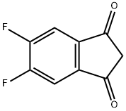 5,6-二氟-1,3-氢化茚二酮 结构式