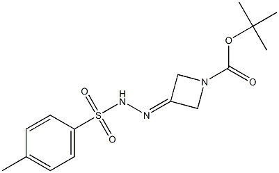 tert-butyl 3-(2-tosylhydrazono)azetidine-1-carboxylate, 1510865-66-3, 结构式