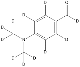 4-(DIMETHYLAMINO)BENZALDEHYDE(D11） Structure