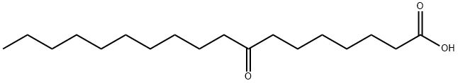 8-オキソオクタデカン酸 化学構造式